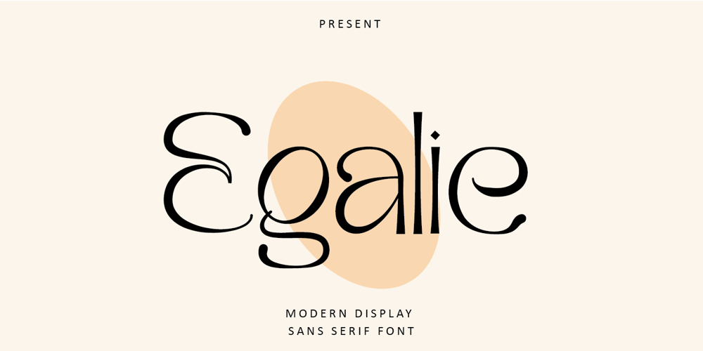 Egalie font
