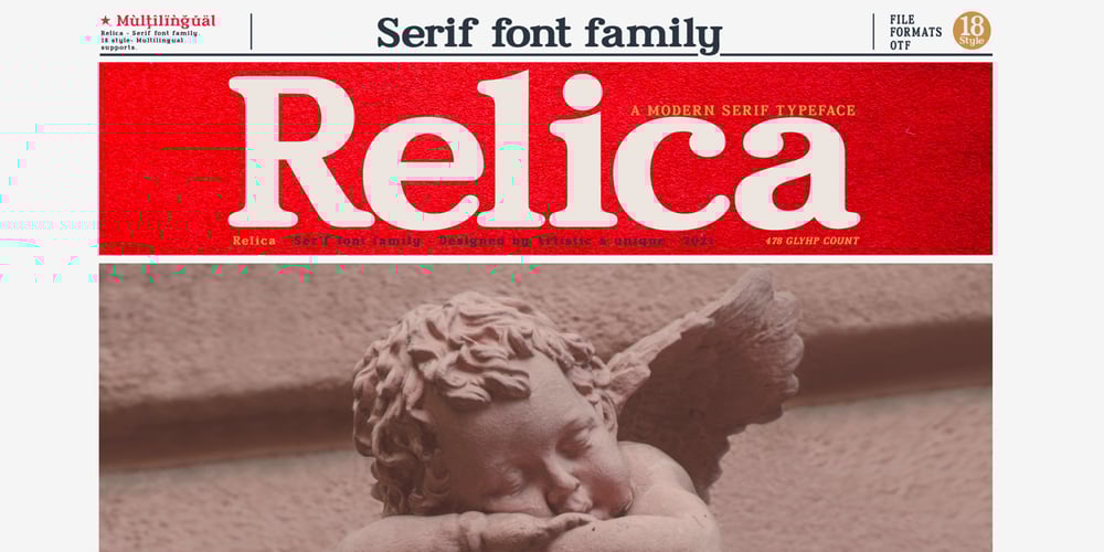 Relica font