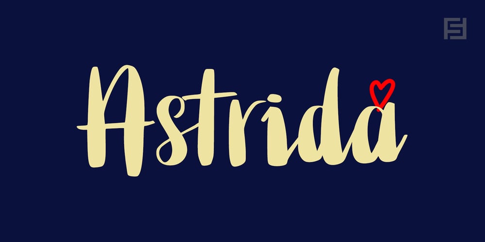 Astrida font