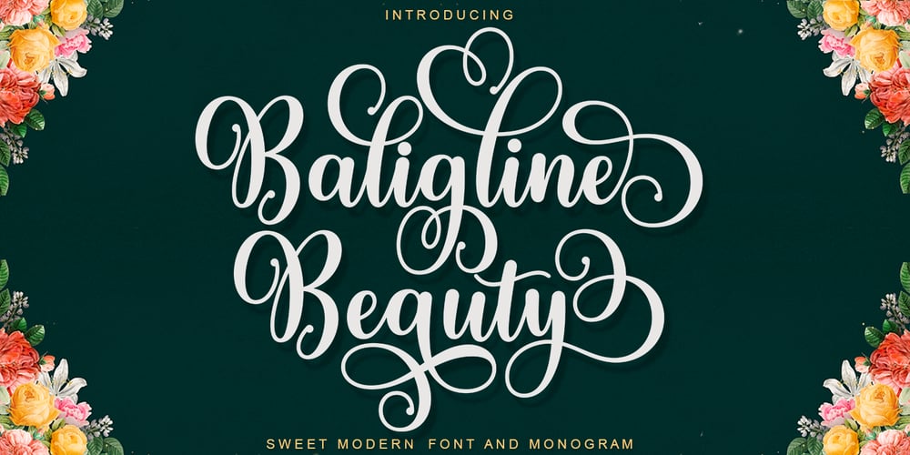 Baligline Beauty font