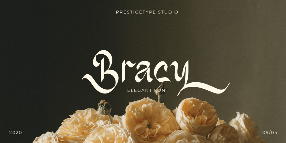 Bracy font