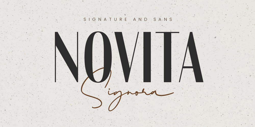 Novita Signora font