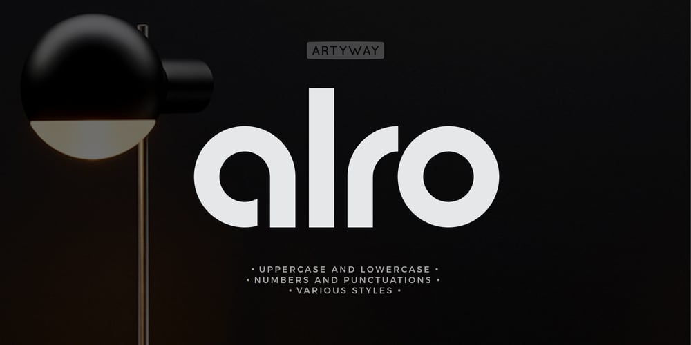 Alro font