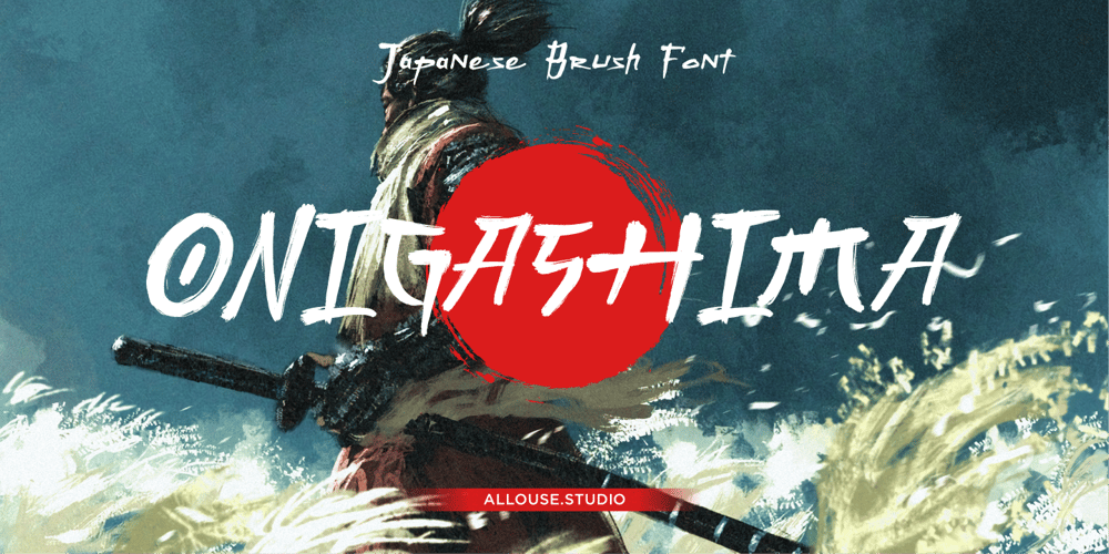 Onigashima font