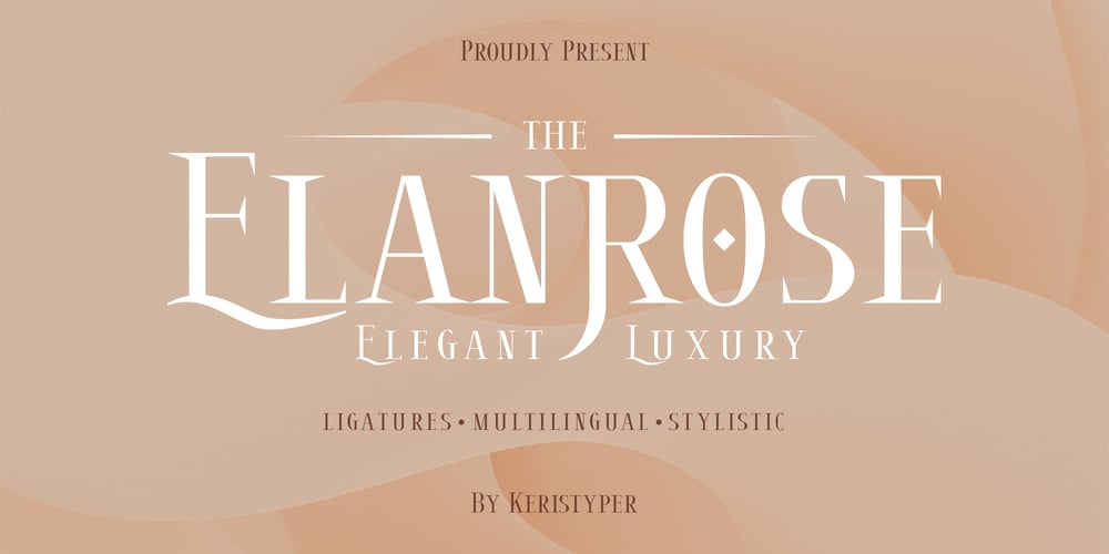 Elanrose font