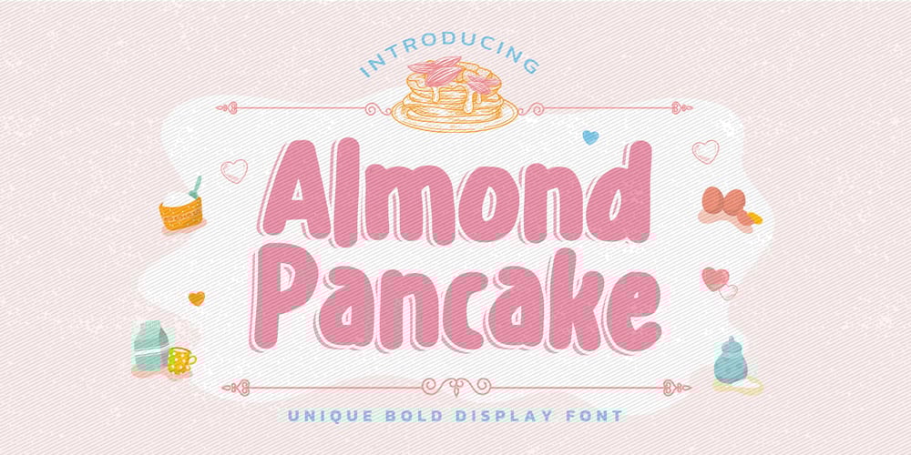 Almond Pancake font