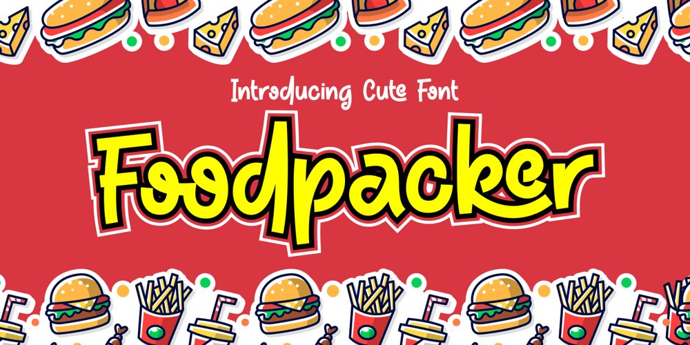 Foodpacker font