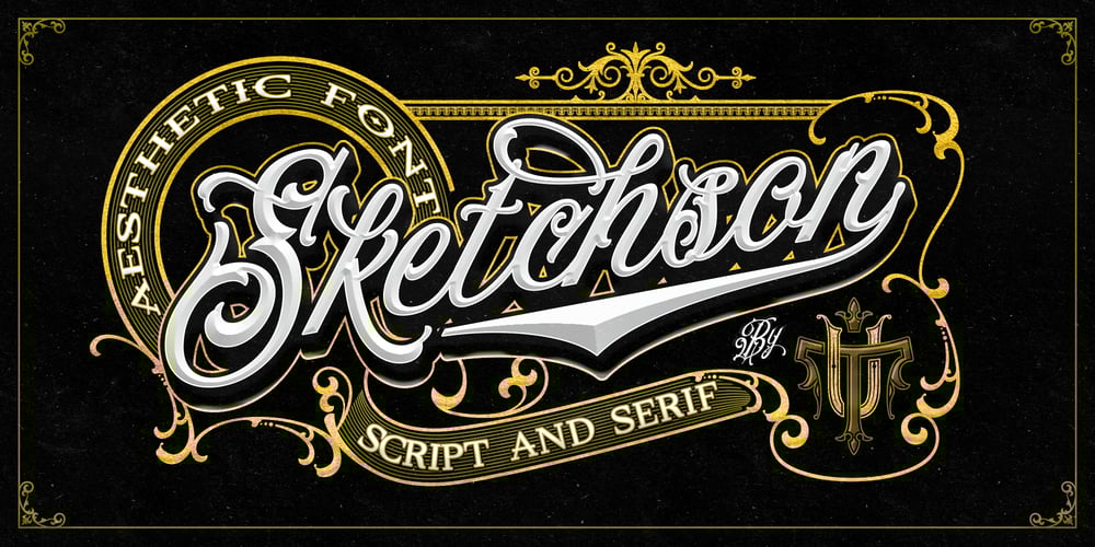 Sketchson font