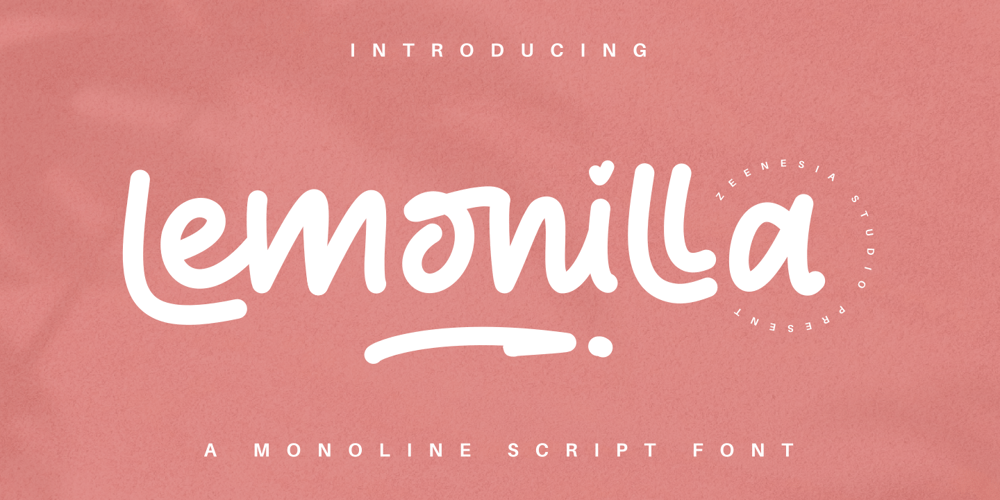 Lemonilla font