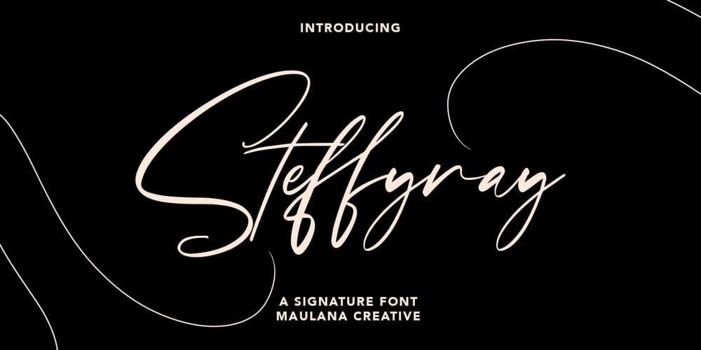 Steffyray font