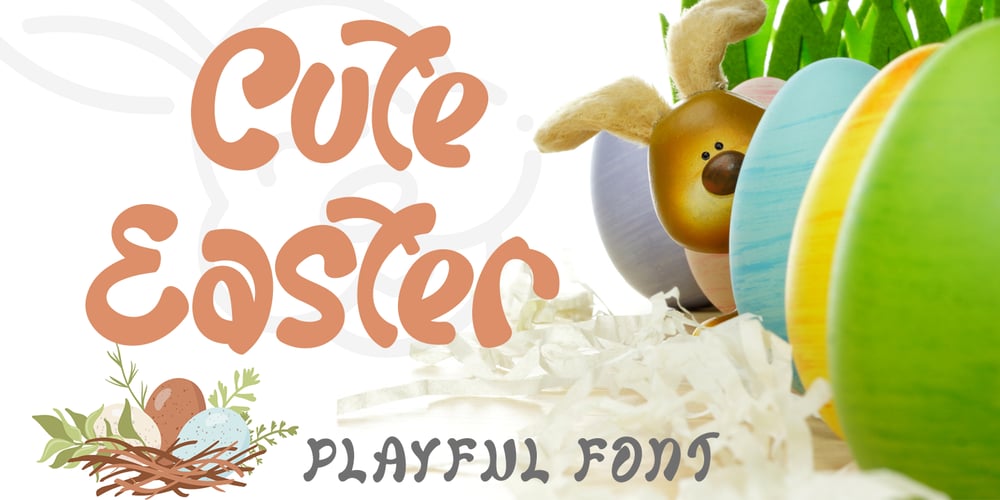Cute Easter font