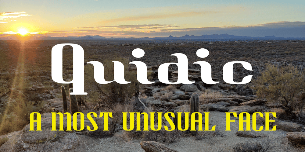 Quidic font