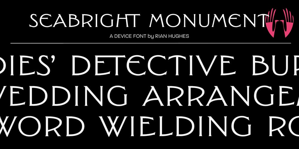 Seabright Monument font