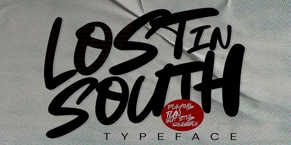 Lost In South font