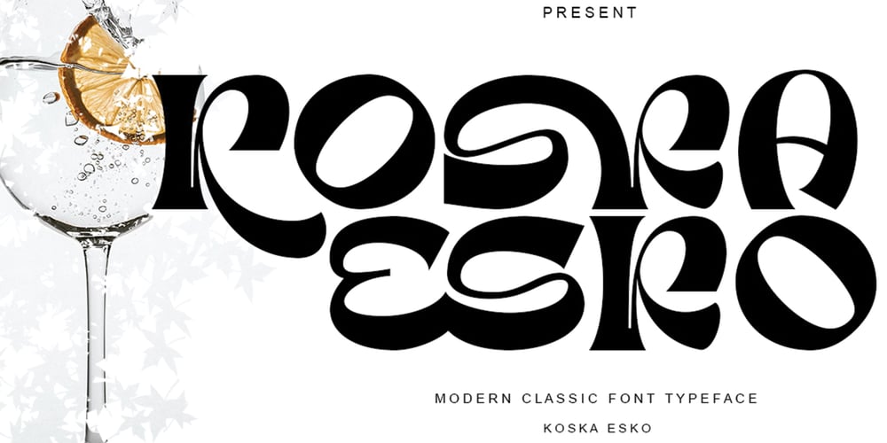 Koska Esko font