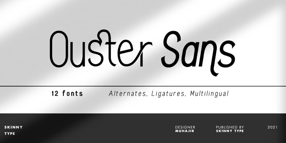 Ouster Sans font
