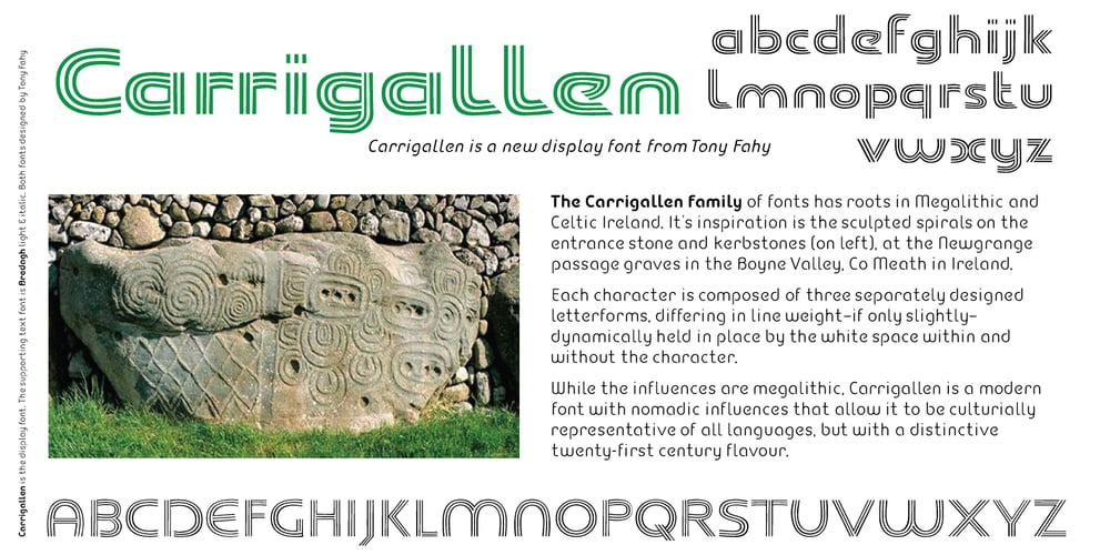 Carrigallen Display font