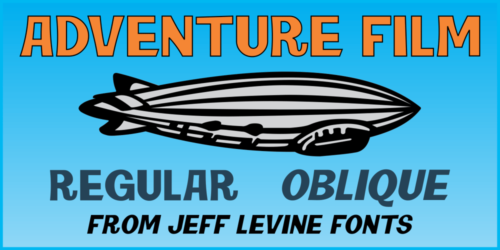 Adventure Film JNL font