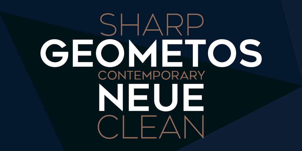 Geometos Neue font