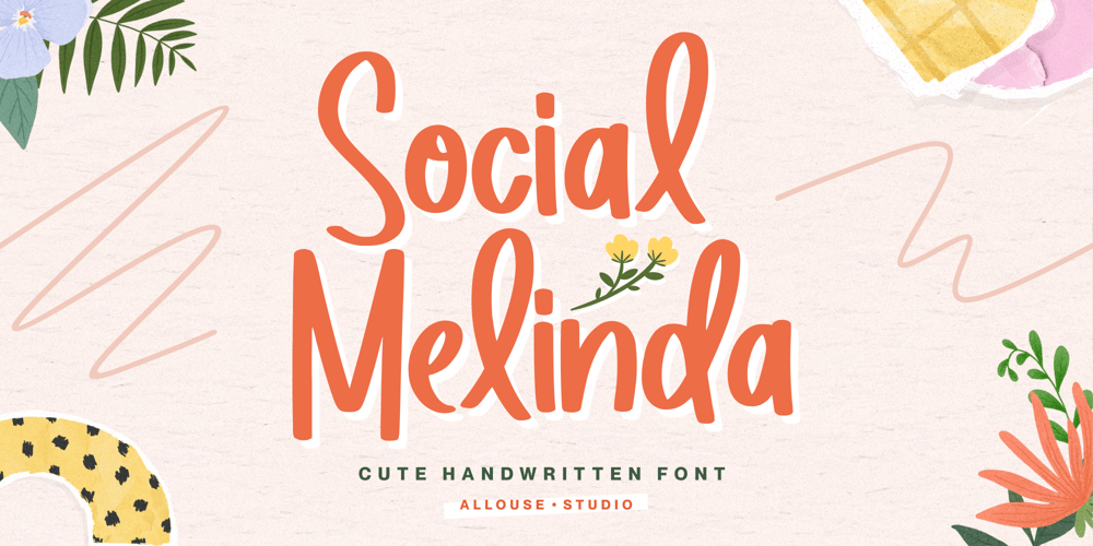 Social Melinda font