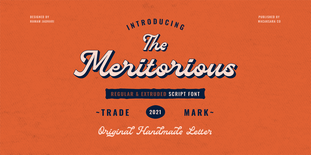 Meritorious Script font