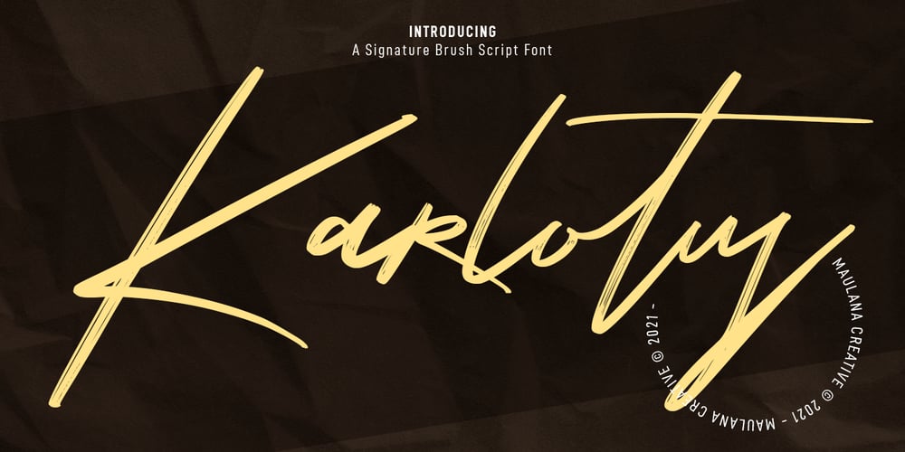 Karlotus font