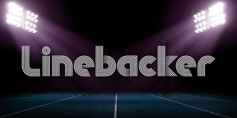 Linebacker font
