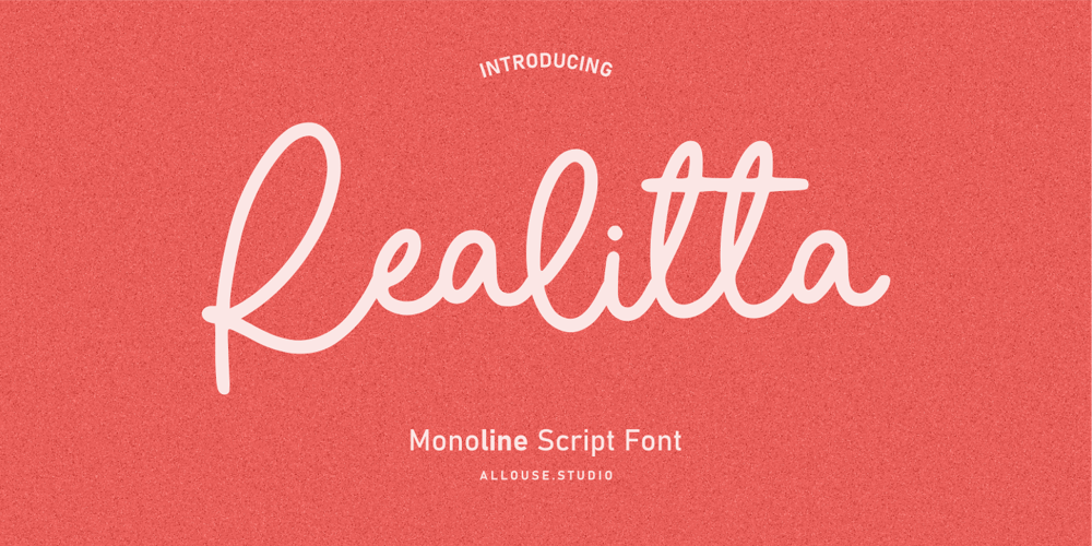 Realitta font