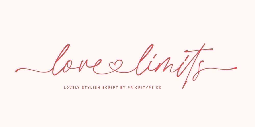 Love Limits font