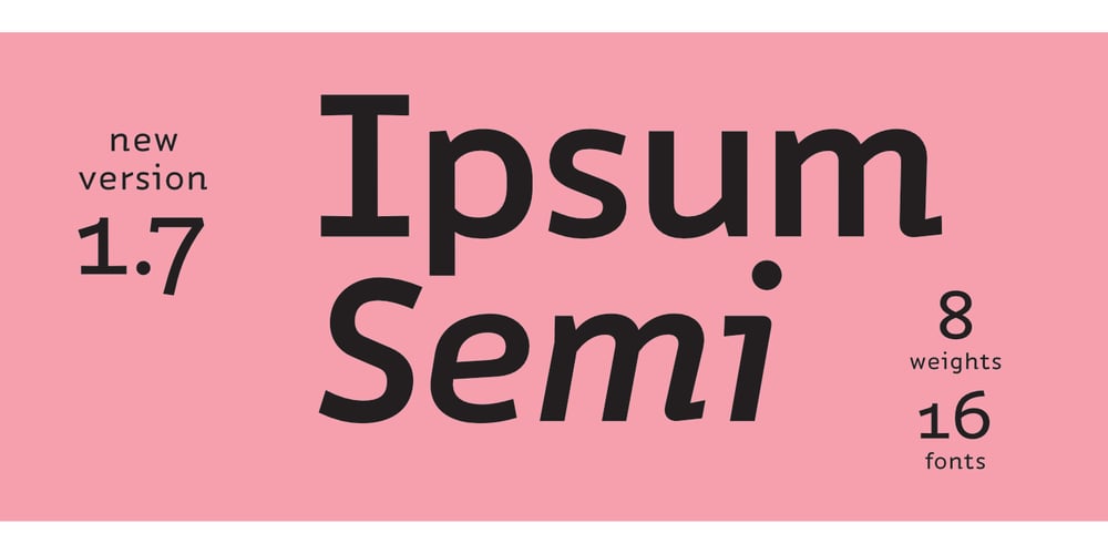 Ipsum Semi font