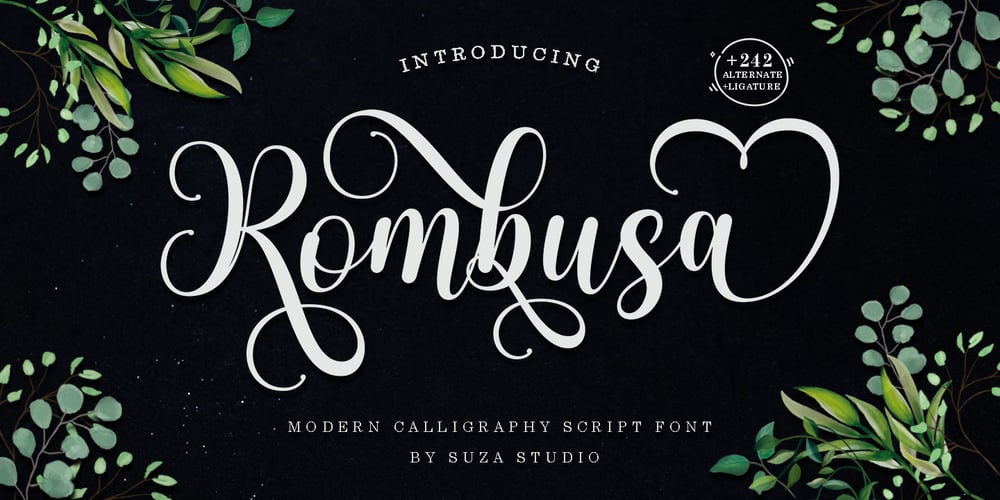 Rombusa font