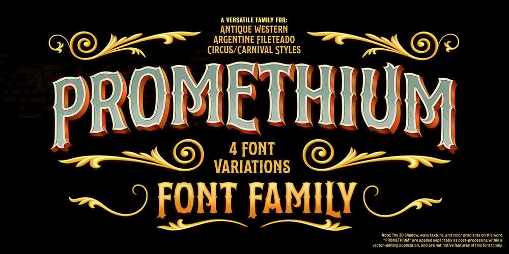 Promethium font