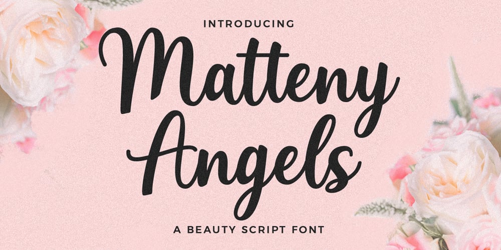 Matteny Angels font