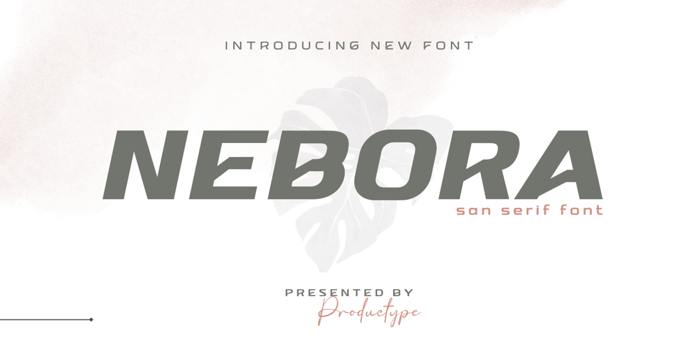 Nebora font