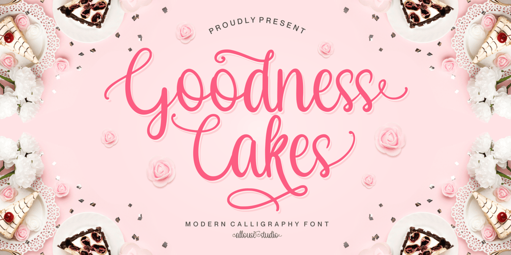 Goodness Cakes font