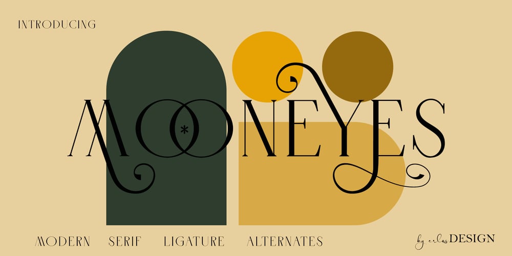 Mooneyes font