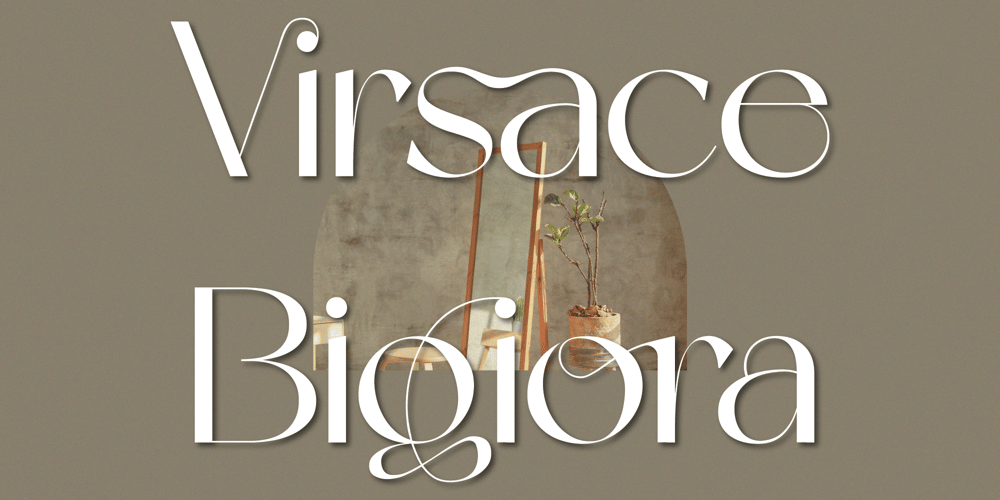 Virsace Bigiora font