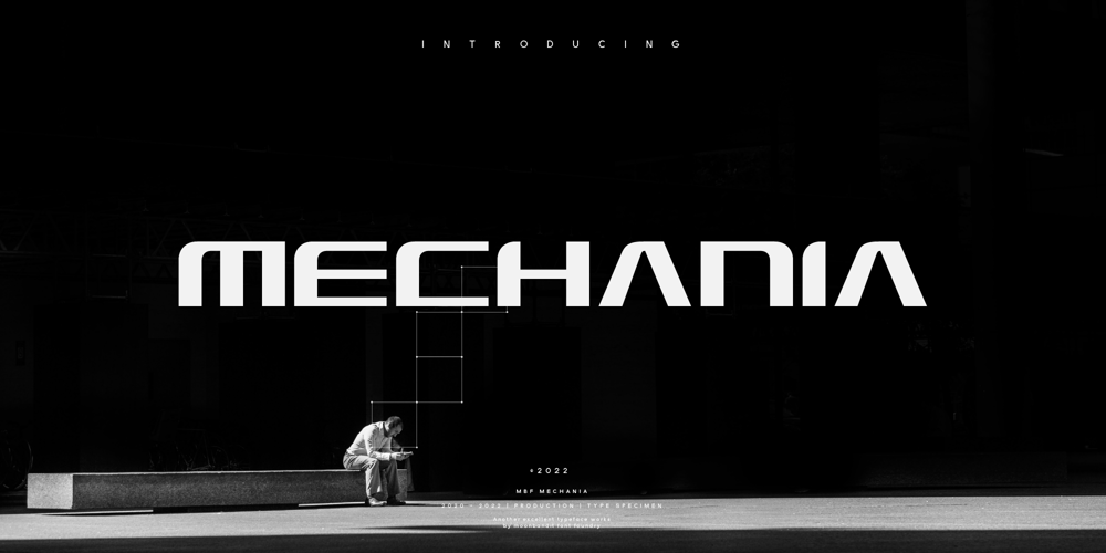 MBF Mechania font