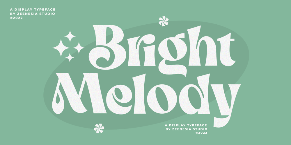 Bright Melody font