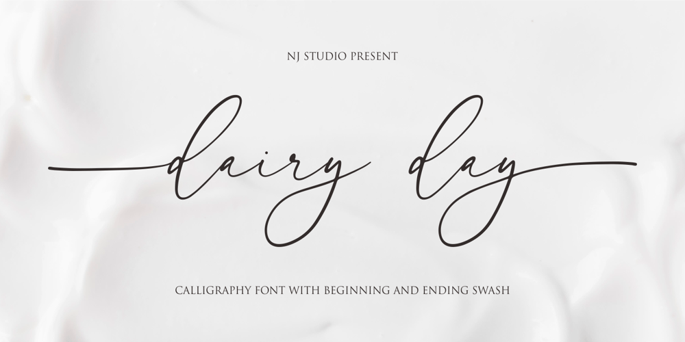 Dairy day font