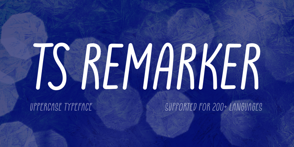 TS Remarker font
