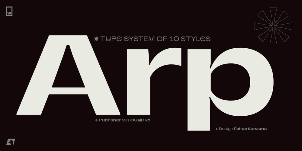 Arp font
