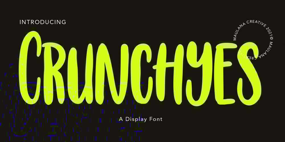 Crunchyes font