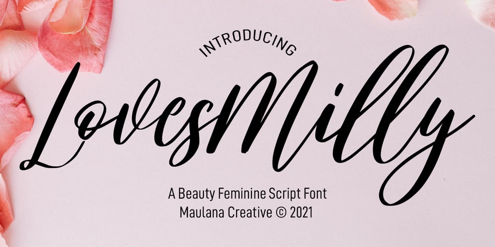 Lovesmilly font