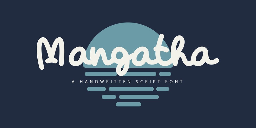 Mangatha font