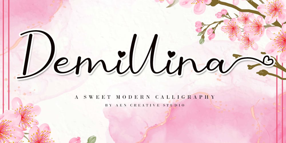 Demillina font