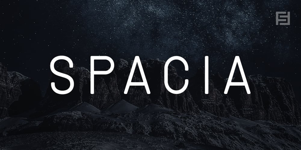 Spacia font