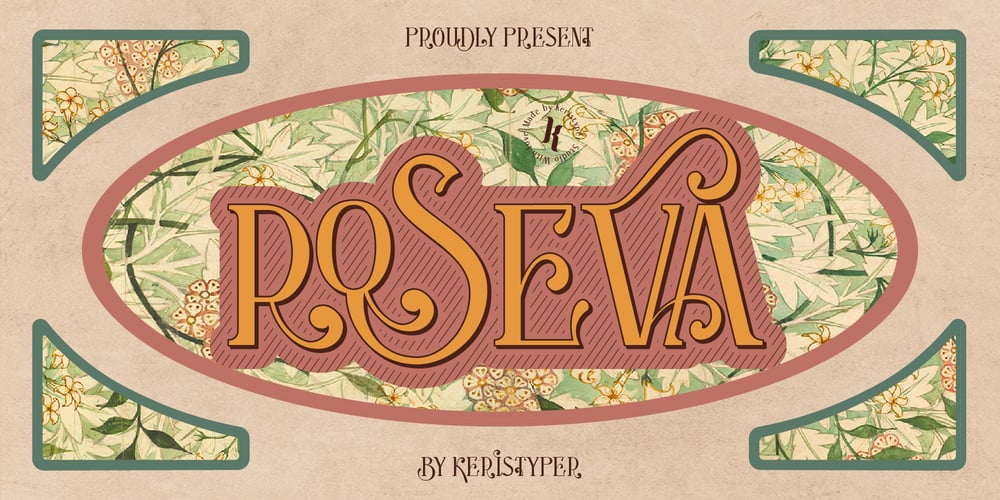 Roseva font