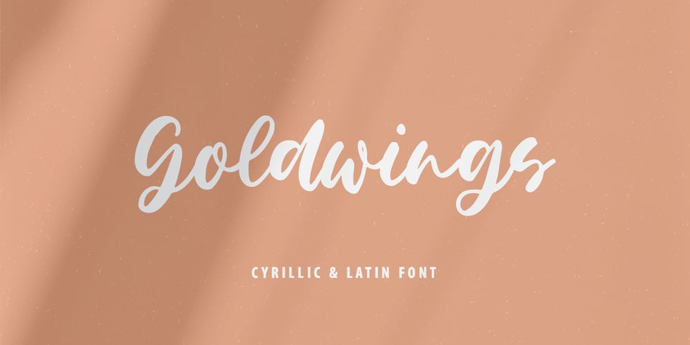 Goldwings font