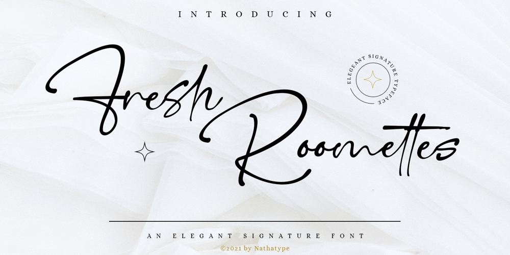 Fresh Roomettes font